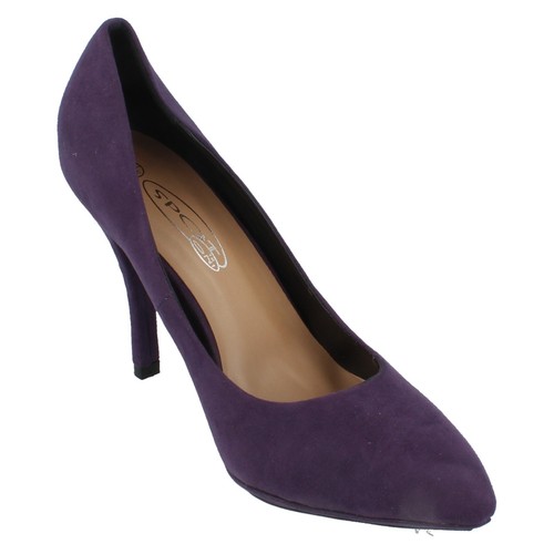 Ladies F9R672 Slip On Court Shoe By Spot on SALE - Picture 6 of 19