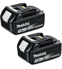 Image of Genuine Makita BL1830 18v 3.0ah LXT Li-ion Makstar Battery Twin Pack