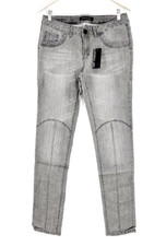 JEANS Damen Hose Skinny Röhre slim grey Denim W26 W27 W28 W29 W30 W31 W33 NEU J3