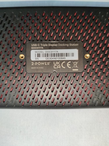 Station d'accueil USB-C TRIPLE ÉCRAN 2 PUISSANCES - MODÈLE : DOC0117A + PSU & CÂBLES - Photo 7/16