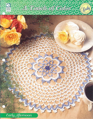 Early Afternoon Crochet Doily Pattern / Touch of Color / HOWB Collector