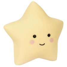 Lampka nocna LED / lampka nocna STAR, zasilana bateryjnie, bez BPA, 15 minut timer