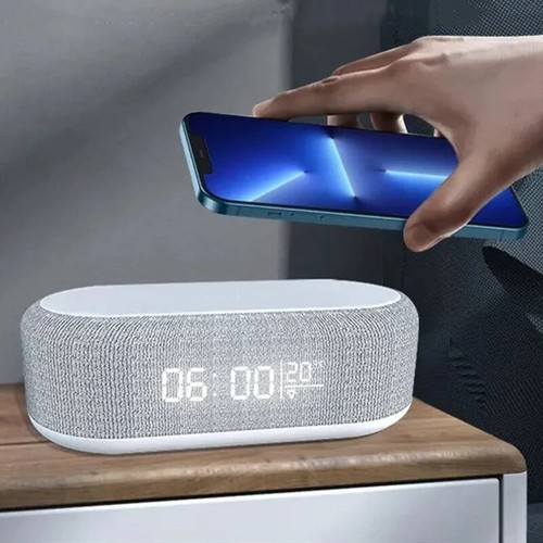 LED Digital Clock Wireless Charger