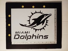 Miami Dolphins 11" x 8.5" Custom Stencil FAST FREE SHIPPING