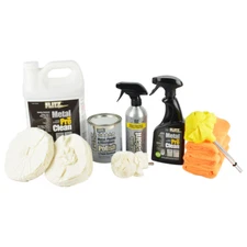 Flitz PRO Metal Polishing Kit + (4) 1.76 tubes of Flitz Metal Polish FREE BONUS!