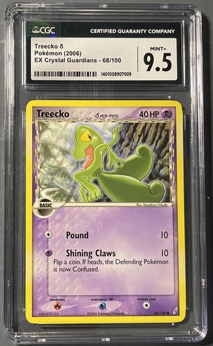 Treecko δ graded CGC 9.5 for sale on eBay