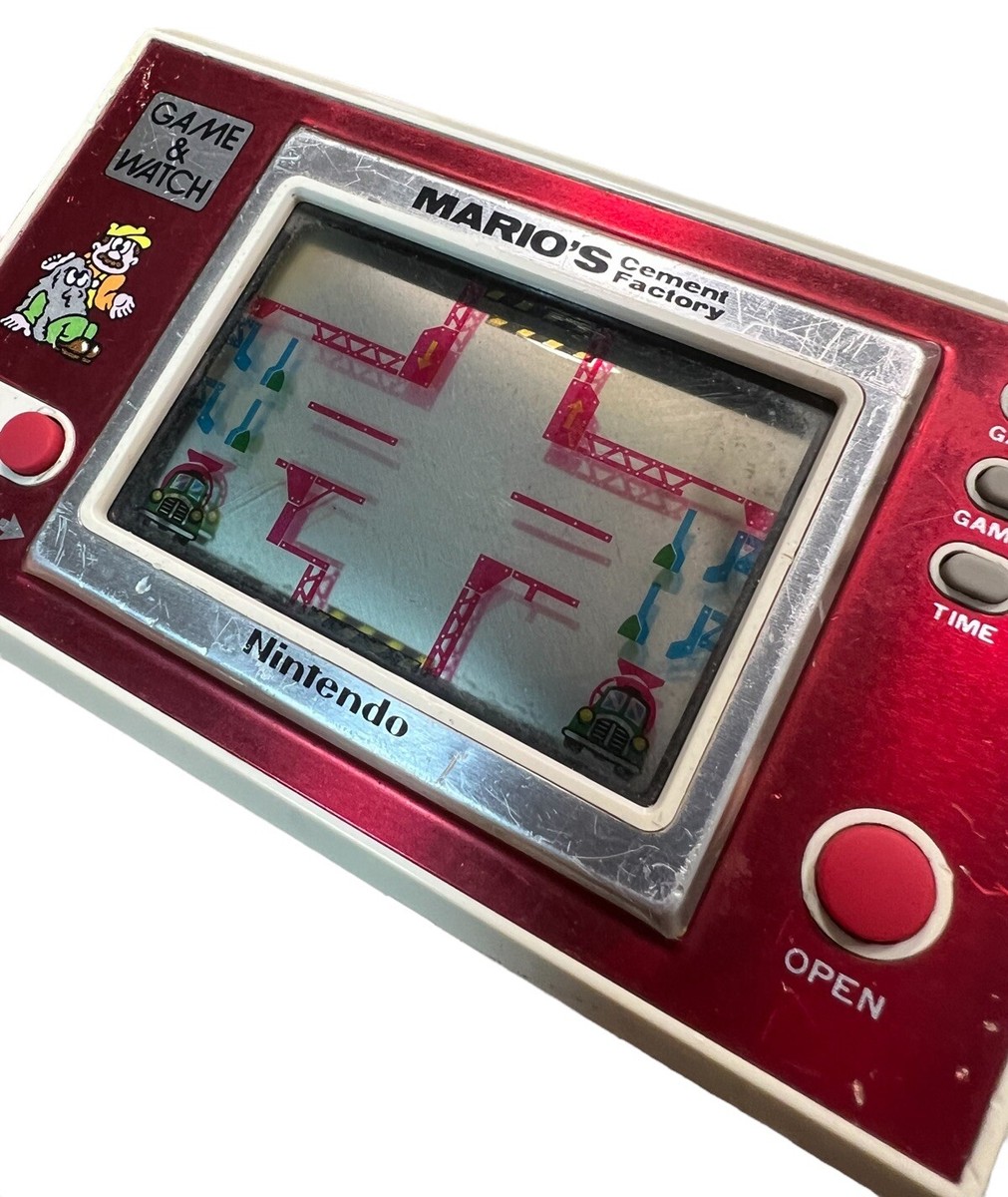 Nintendo MARIO'S Cement Factory ゲームウォッチ Nintendo Game and Watch: Mario's Cement Factory Game Console