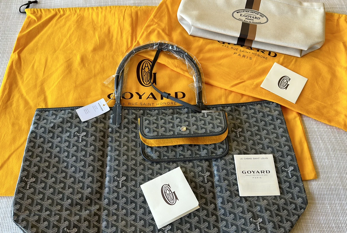 Goyard St. Louis Tote GM Grey – Coco Approved Studio