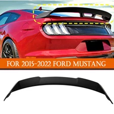 For 2015-2020 Ford Mustang S550 GT Glossy Black Style Painted Trunk Spoiler Wing