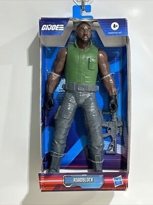 Hasbro GI Joe ROADBLOCK 9 Inch Action Figure with Assault Rifle