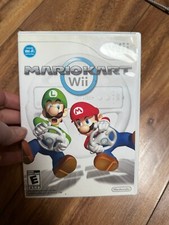 Nintendo Wii Mario Kart Case and Manual ONLY NO GAME