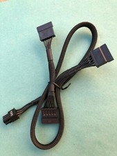 EVGA SUPERNOVA 6 pin to 3x SATA DRIVER POWER cable ,ORIGINAL