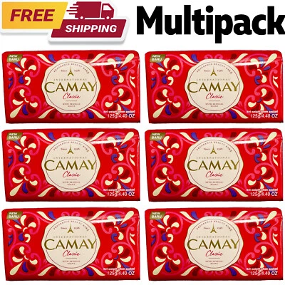 2 ~ 16 Pcs x CAMAY CLASSIC SENSUAL SCENT SOAP BATHING BARS RED ROSE Fragrance