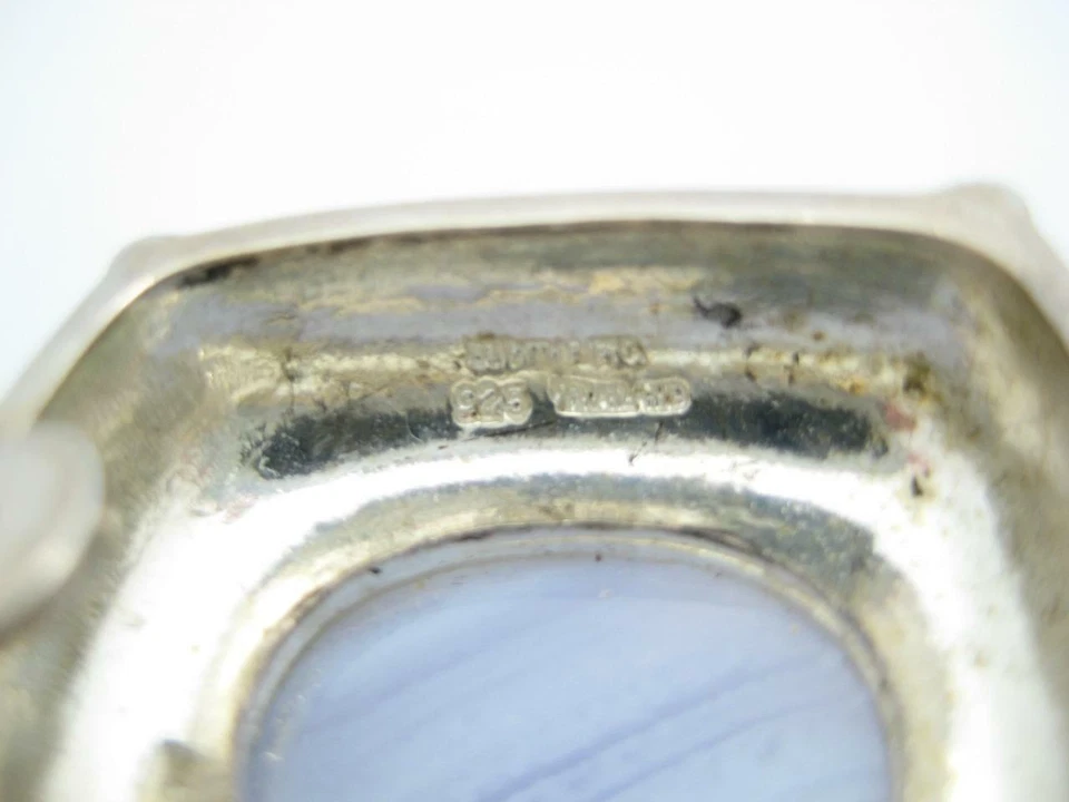 Collar potenciador colgante de zafiro ágata azul esterlina Judith Ripka 22" - A Foto 4 de 4