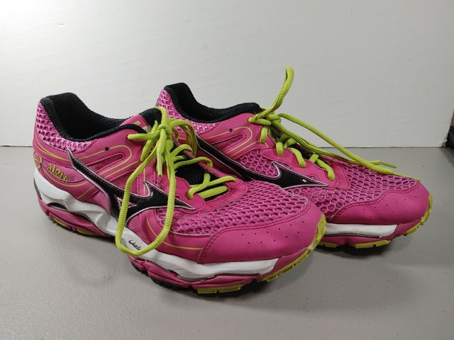 Mizuno Wave Enigma 3 Running Shoes Womens Size 7 Pink Lime Black 410538 for sale online | eBay