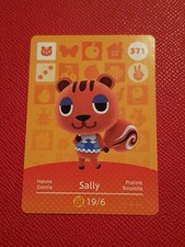 SALLY ANIMAL CROSSING AMIIBO SERIES 4 CARD #371 TRACKED AU POST geniuine