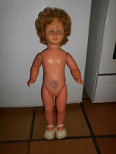 Ancienne jolie poupée 55 cm plastique et rhodoïd années 50 