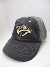 Nashville Predators NHL Cap / Hat Hockey '47 Twins Gray Adjustable PREDS LOGO