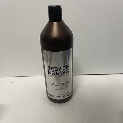Redken Brews Thickening Shampoo For Thinning Hair For Men 33.8 OZ