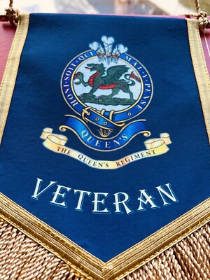 Queens Regiment Veteran Pennant ( QR-V/P )