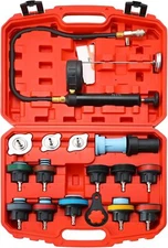 18PCS Radiator Pressure Tester Kit | Coolant Pressure Tester Kit,Radiator