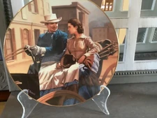 1992 W.S. George Gone With the Wind Plate The Buggy Ride By Paul Jennis (1)
