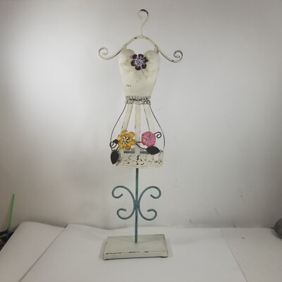 metal dress frame Vintage Black Metal Wire Mannequin Frame Dress Form Display Garment Rack