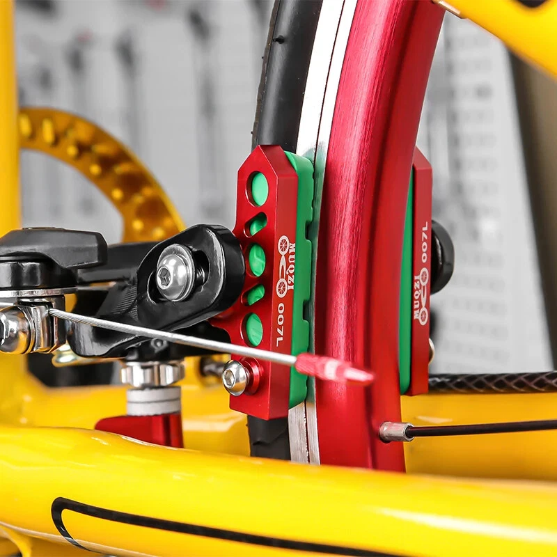 Extender pastillas de freno aleación de aluminio y rueda de carbono zapatas de freno silenciosas adaptador de extensión Foto 4 de 4