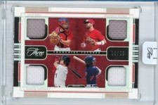 K Teel R Anthony M Mayer N Zanetello 2024 Panini Three Two quad relic /25