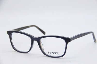 NEW BEVEL 3700 TENNISON NC NAVY BLUE BROWN AUTHENTIC EYEGLASSES 49-16