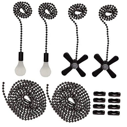 4Pcs Beaded Ball Ceiling Fan Pull Chain Replacement Set