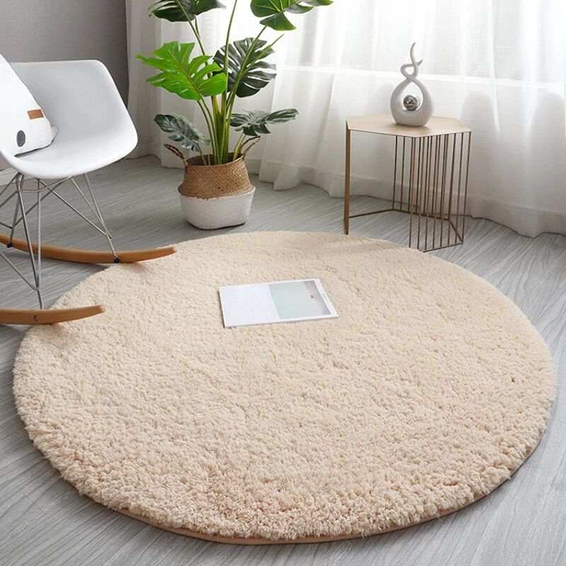 Kunst Lamb Wolle Fußmatte Teppich Rutschfest Wohnzimmer Schlafzimmer Heim Shaggy - Bild 2 von 4