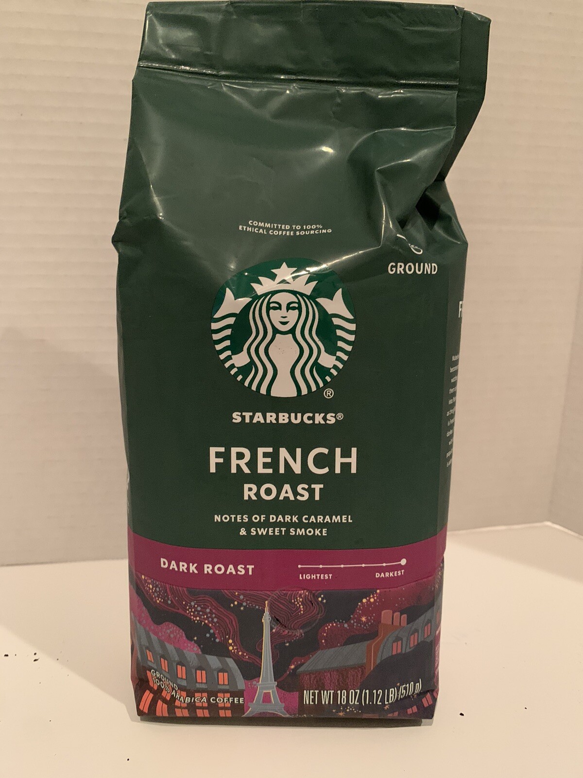 Starbucks French Roast Dark Roast • 18 Oz Bag • 6 Bags • BBD 1/2024 eBay