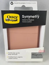OtterBox Symmetry Series Cactus Leather Wallet with MagSafe - Ballet Blush