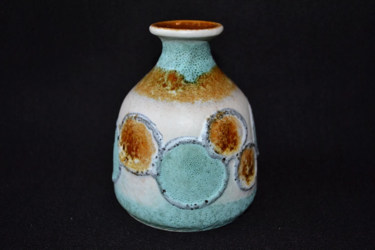Vintage West Germany Bay Keramik Small Vase Mat finish Fat Lava | eBay