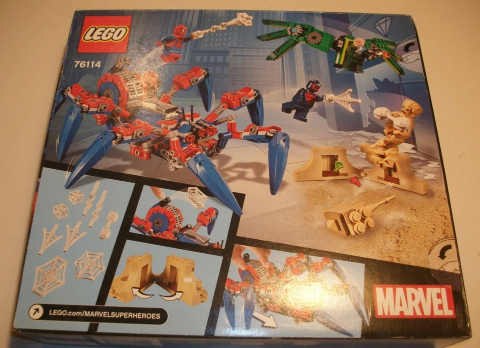 RAR!! LEGO Marvel 76114  Spider-Man's Spider Crawler  NEU + OVP - Bild 2 von 2