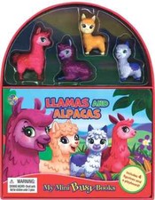 Llamas and Alpacas My Mini Busy Books Phidal Include 4 Figurines and PlayBoard