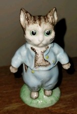 Vintage Beatrix Potter Tom Kitten Cat Figurine Royal Albert F. Warne 1989 Feline