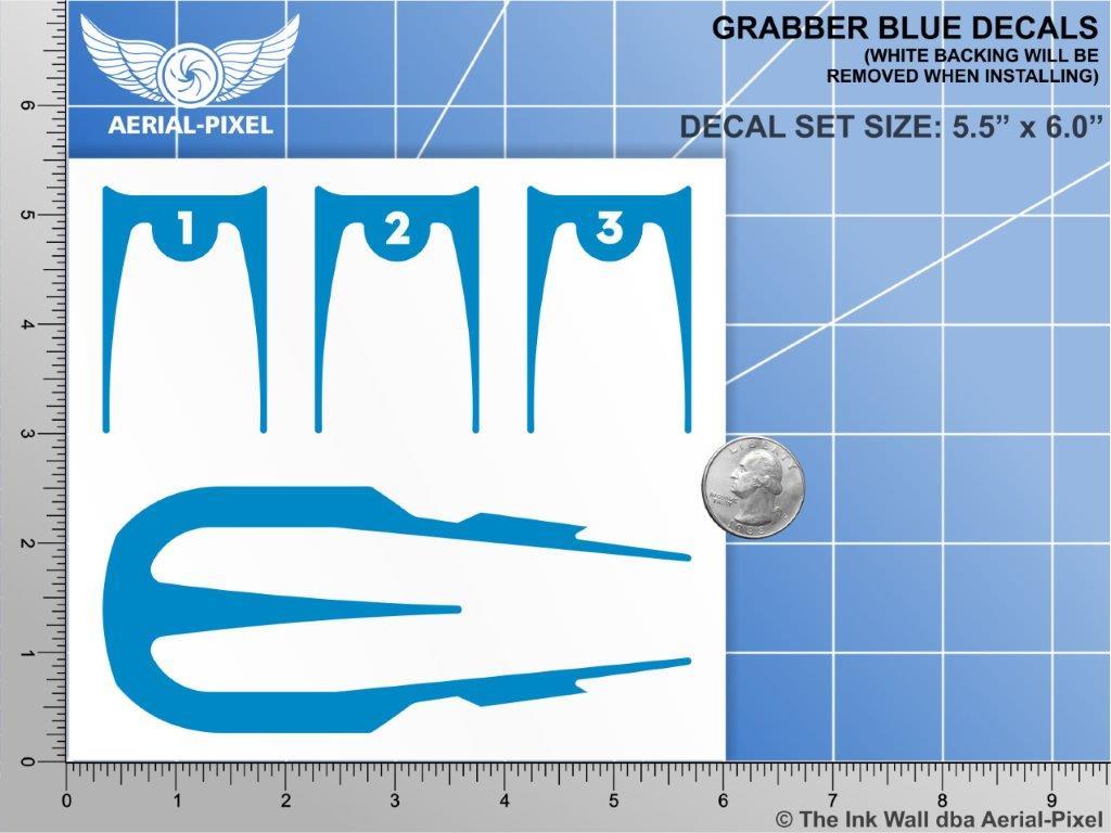 Grabber Blue Decal