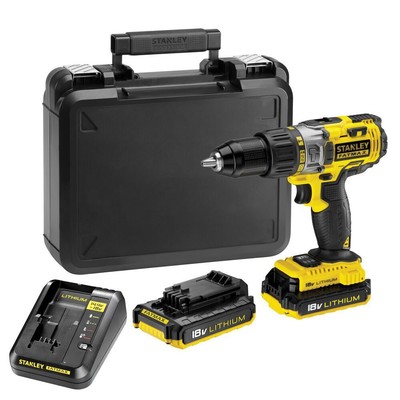 18V FATMAX Akku-Schlagbohrschrauber 2x2Ah im Koffer (STANLEY FMC625D2-QW) B-WARE