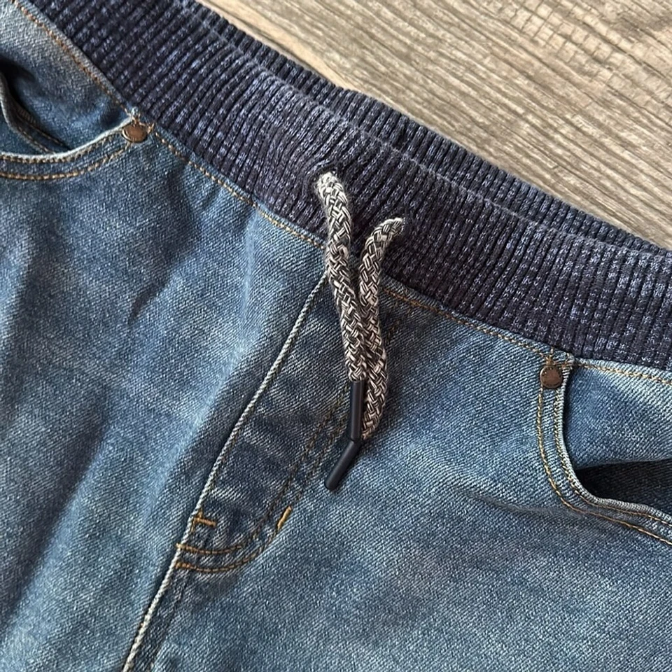 Lands End pull on elastic waist jeans 10-12 girls - Image 4 of 4