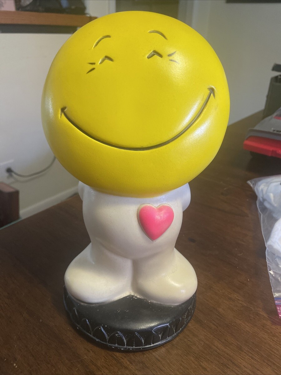 70's スマイル PLAY PAL PLASTICS INC. 貯金箱 70s PLAY PAL PLASTICS