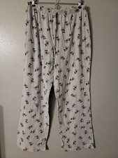 Disney Jerry Leigh Gray Lounge Pants Mickey Mouse Size L