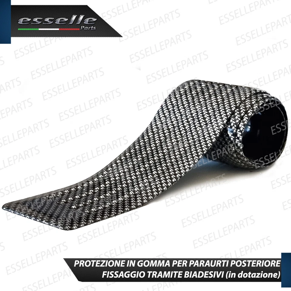 PROTEZIONE CARBON SOGLIA PARAURTI POSTERIORE BAGAGLIAIO IN GOMMA PER SAAB 9_5 - Immagine 3 di 4