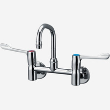 Armitage Shanks Markwik Wall Mounted High Arc Kitchen Tap Chrome WRAS S8210AA
