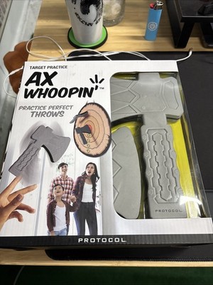 Protocol Ax Whoopin  Target Practice Game Ax Throwing New Unopened Box