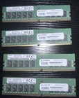 Samsung 64GB (4x16GB) 2Rx8 PC4-2400T DDR4 ECC RDIMM Memory   (UNTESTED)