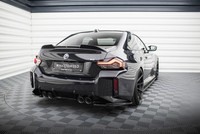 Heck Ansatz Flaps Diffusor V.1 FüR BMW M2 G87 HeckschüRze Schwarz