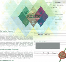 2006 Rolex Submariner Black 16613 40mm 18k Yellow Gold Stainless Steel Box Paper 10