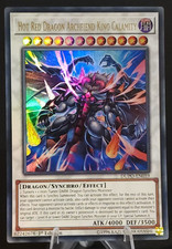 Hot Red Dragon Archfiend King Calamity DUPO-EN059 UR (1st Ed) - YuGiOh (NM)